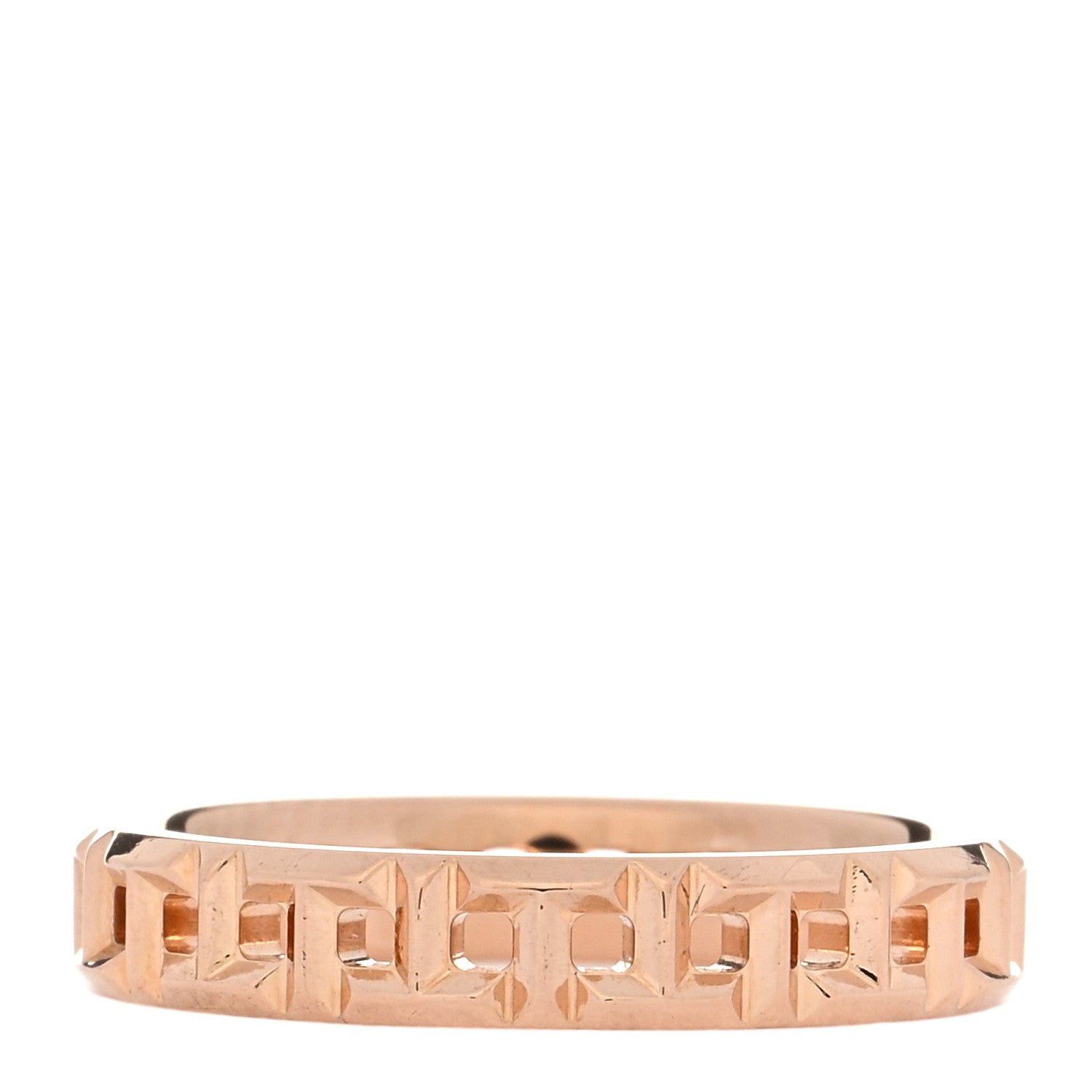 Tiffany 18K Rose Gold T True Narrow Ring 50 5.5 3 of 5