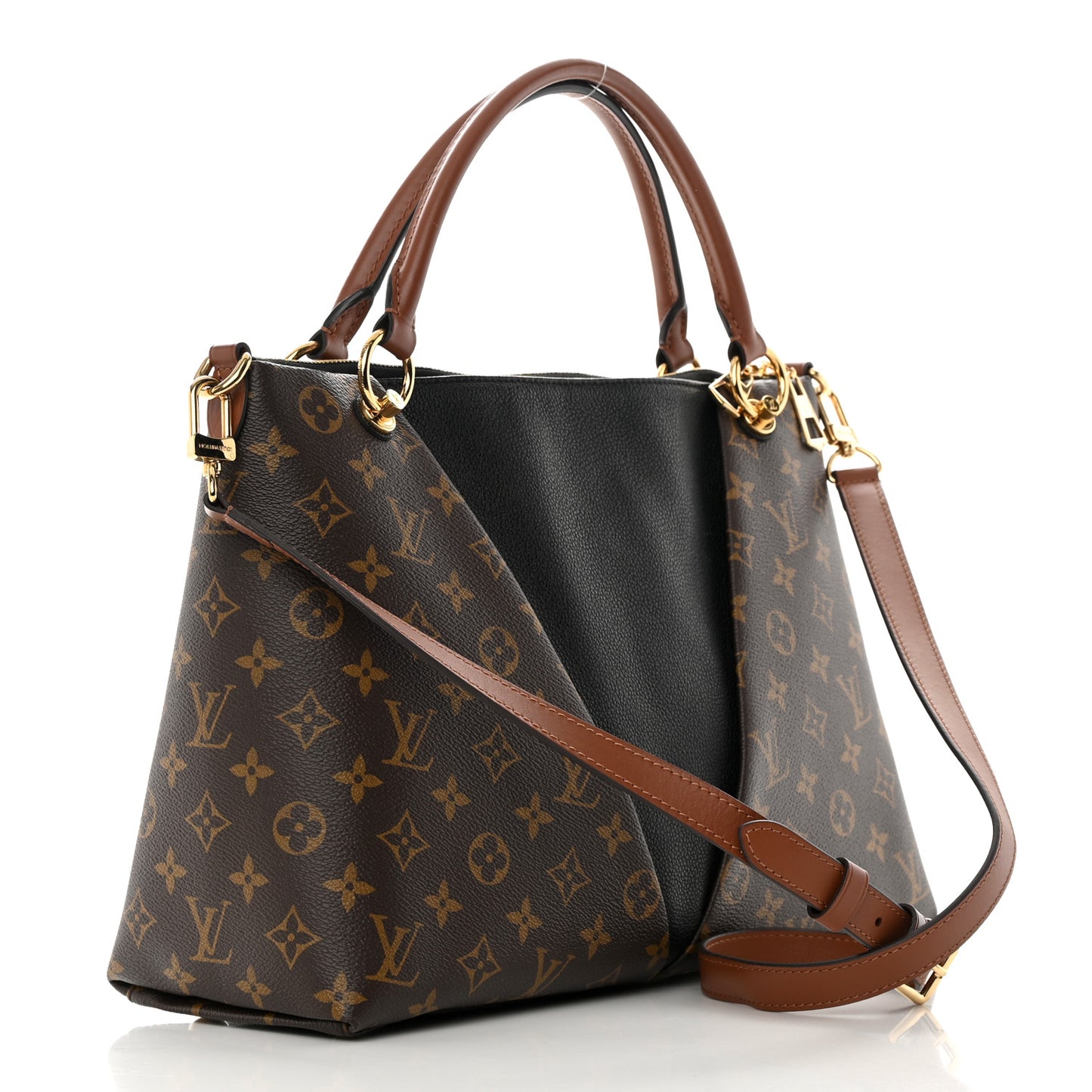 Monogram V Tote MM Black