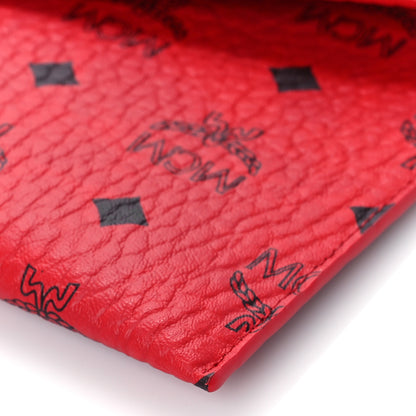 MCM Visetos Envelope Clutch Red 8 of 8