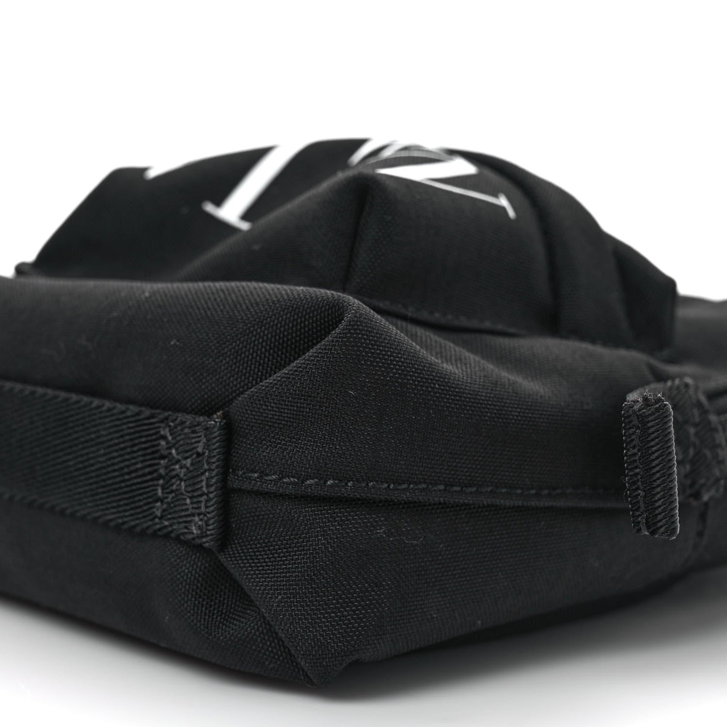 Valentino Garavani Nylon VLTN Print Mini Backpack Black White 8 of 8
