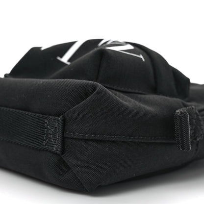 Valentino Garavani Nylon VLTN Print Mini Backpack Black White 8 of 8
