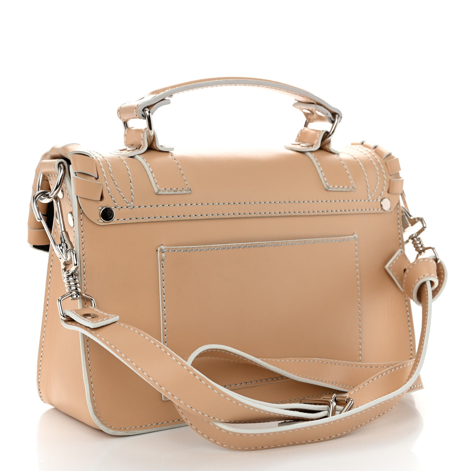 Proenza Schouler Calfskin Tiny Whipstitch PS1 Satchel Warm Sand 3 of 12