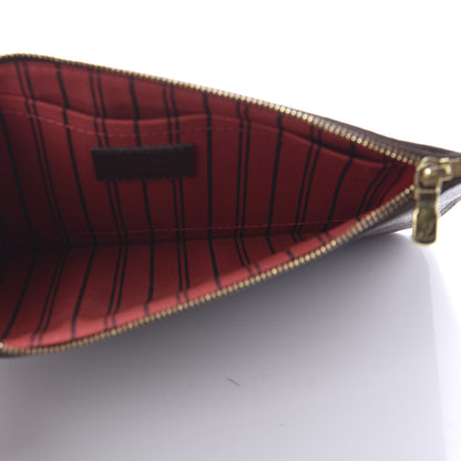 Louis Vuitton Damier Ebene Neverfull MM GM Pochette 5 of 10