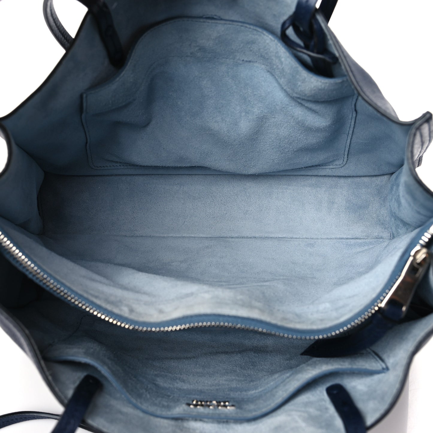 Glace Calf Etiquette Tote Astrale Inchiostro