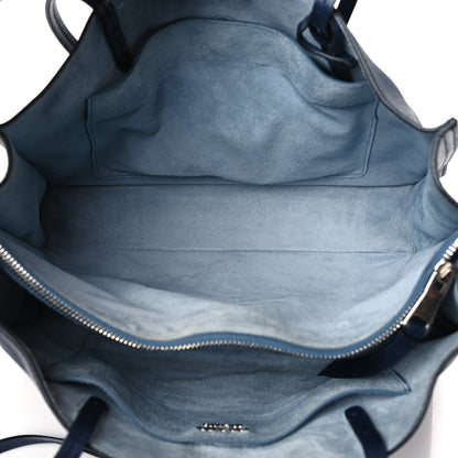 Prada Glace Calf Etiquette Tote Astrale Inchiostro 5 of 8