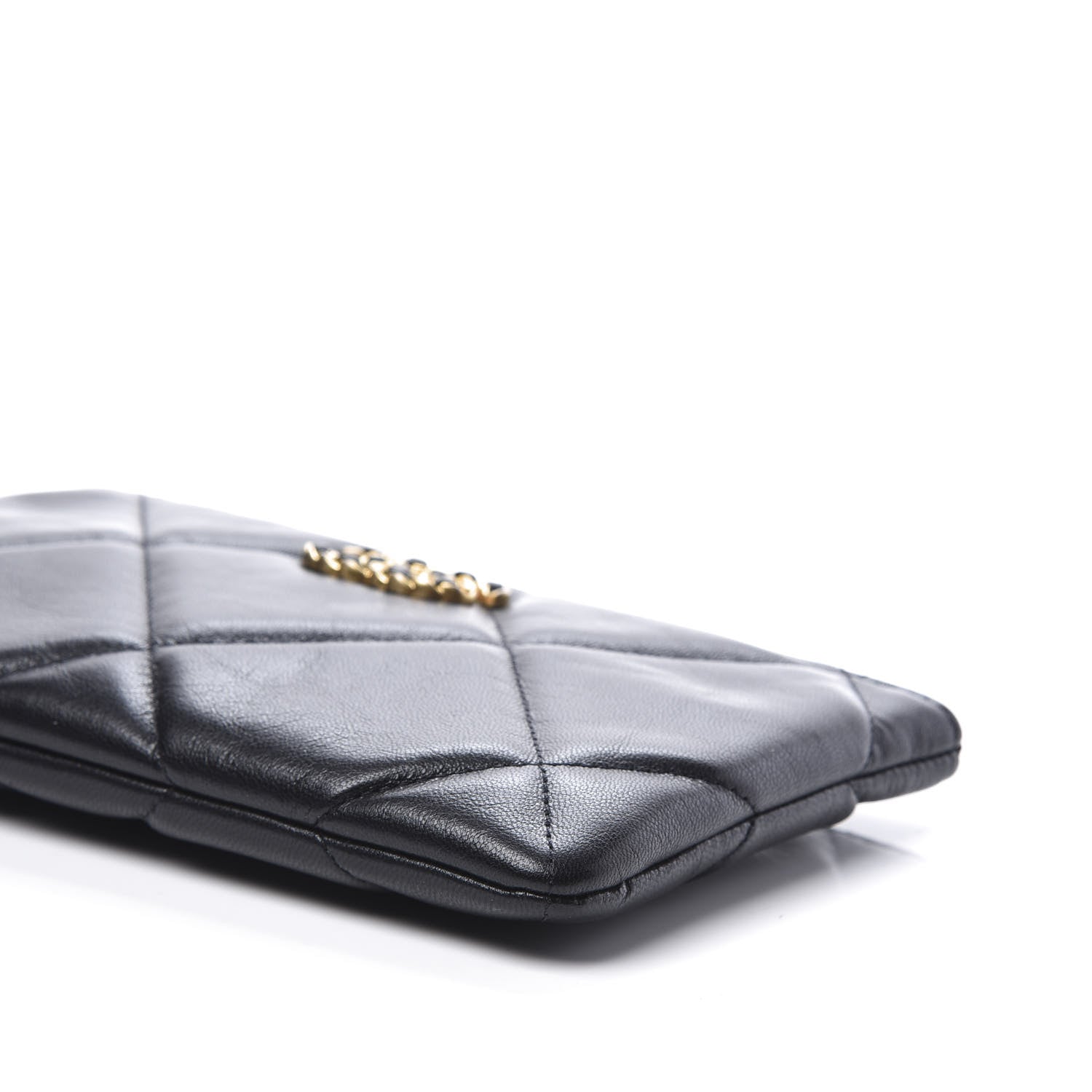 Chanel Goatskin Quilted 19 Cosmetic Case Black 6 of 11