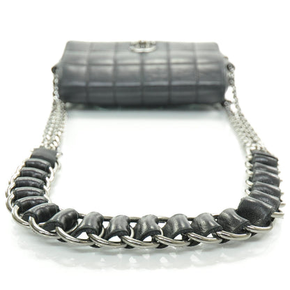 Chanel Lambskin Small Chocolate Bar Flap Black 6 of 10