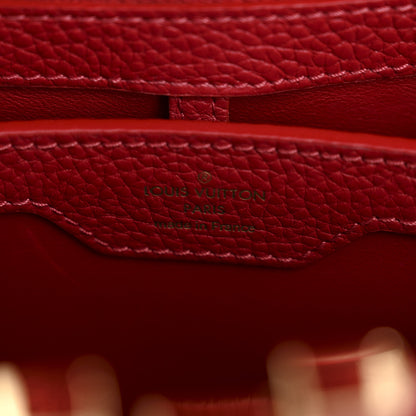Louis Vuitton Taurillon Capucines BB Scarlet Red 6 of 12