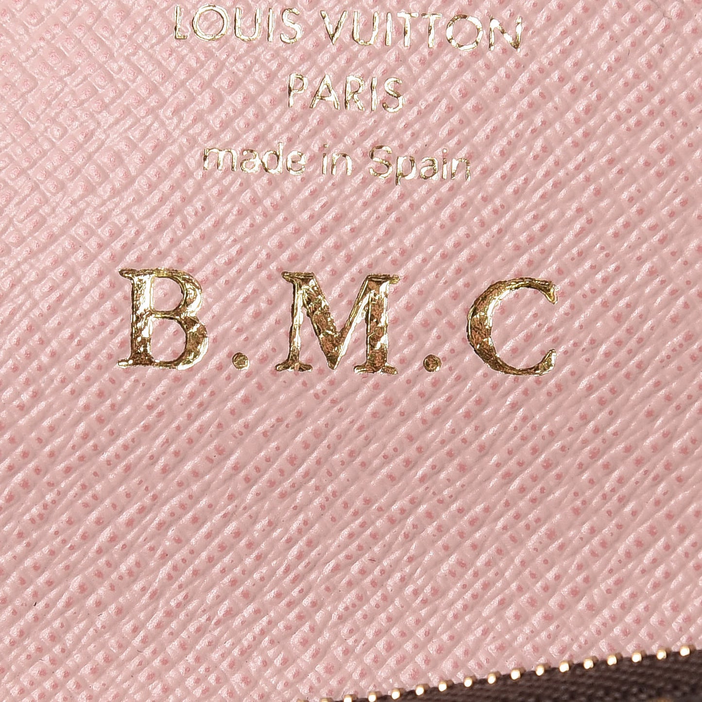 Monogram Rosalie Coin Purse Rose Ballerine