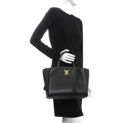 Louis Vuitton Calfskin Lockmeto Black 3 of 11