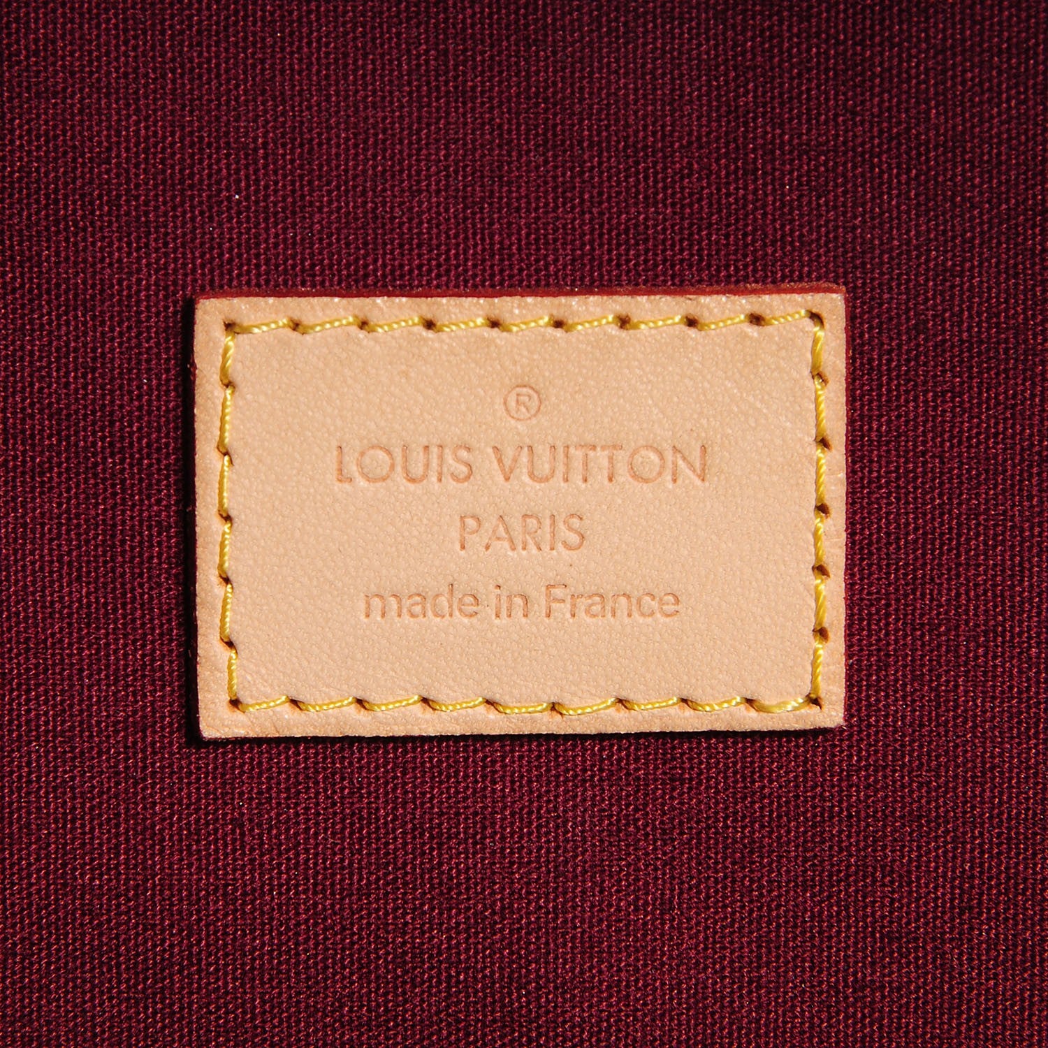 Louis Vuitton Vernis Alma GM Rouge Fauviste 6 of 8