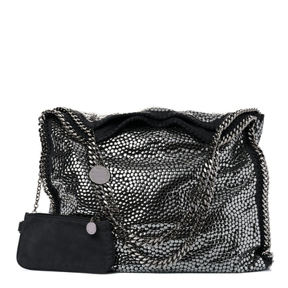 Stella McCartney Studded Eco Suede Falabella Tote Black 1 of 7