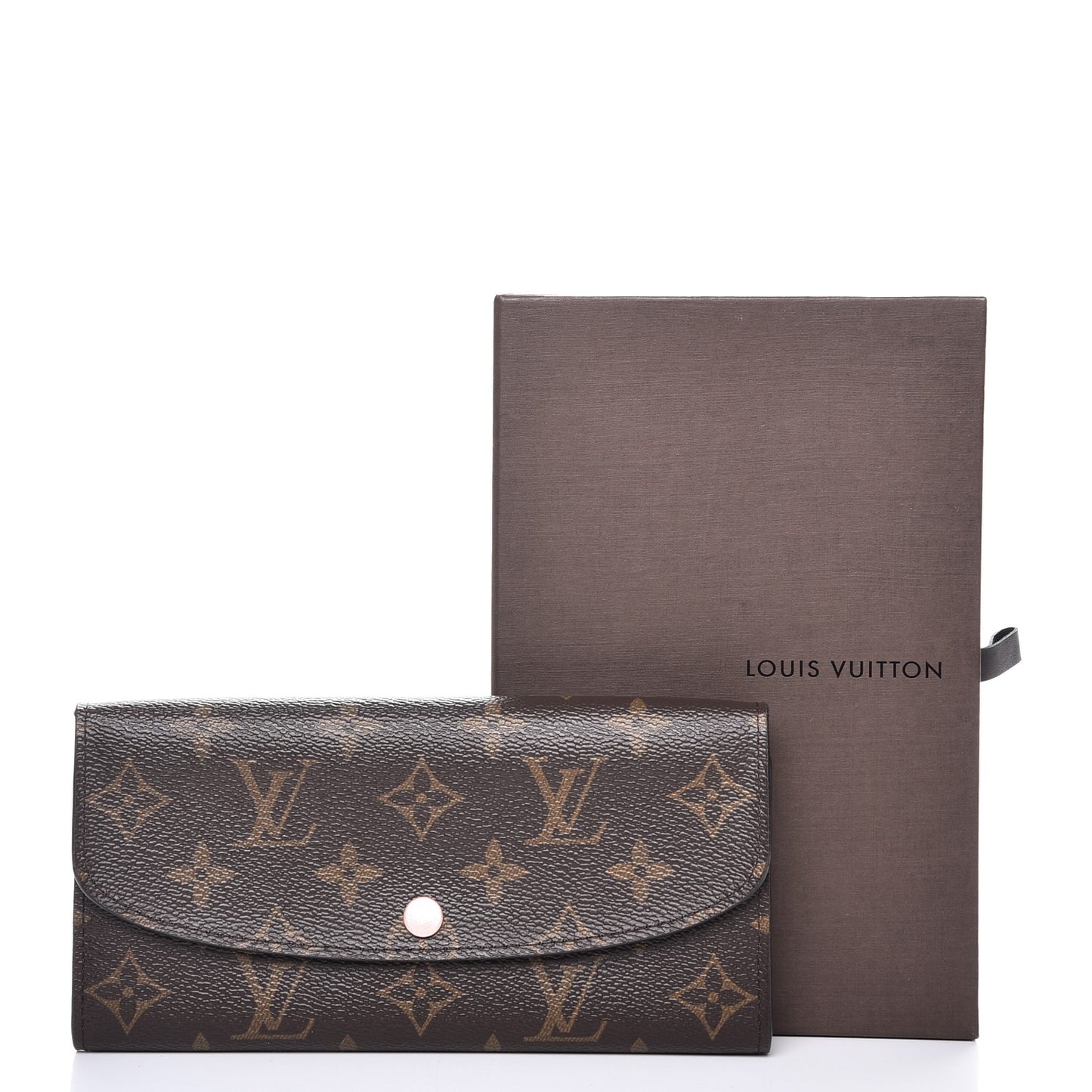 Monogram Emilie Wallet Rose Nacre