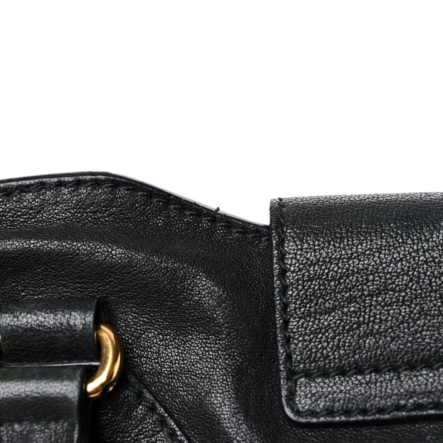 Saint Laurent Sheepskin Medium Cabas ChYc Black 16 of 22
