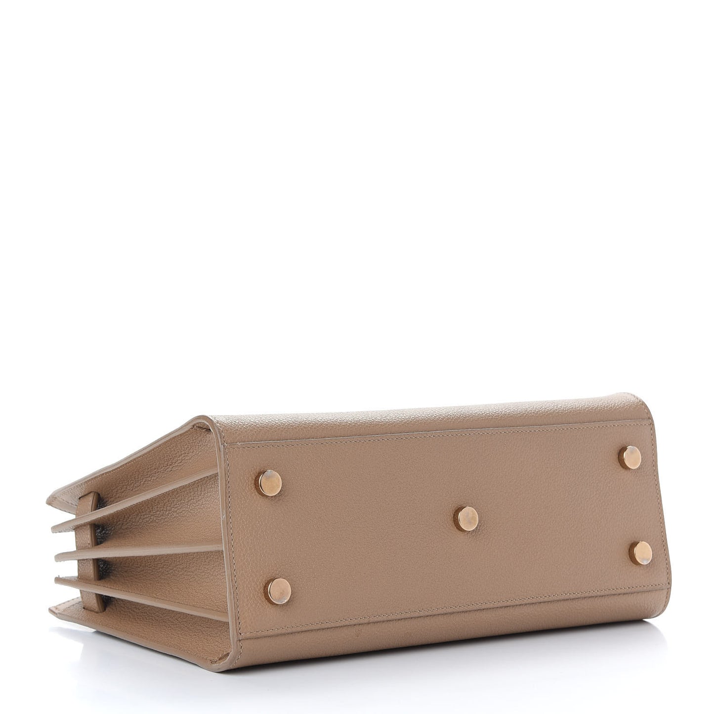 Grained Calfskin Baby Sac De Jour Taupe