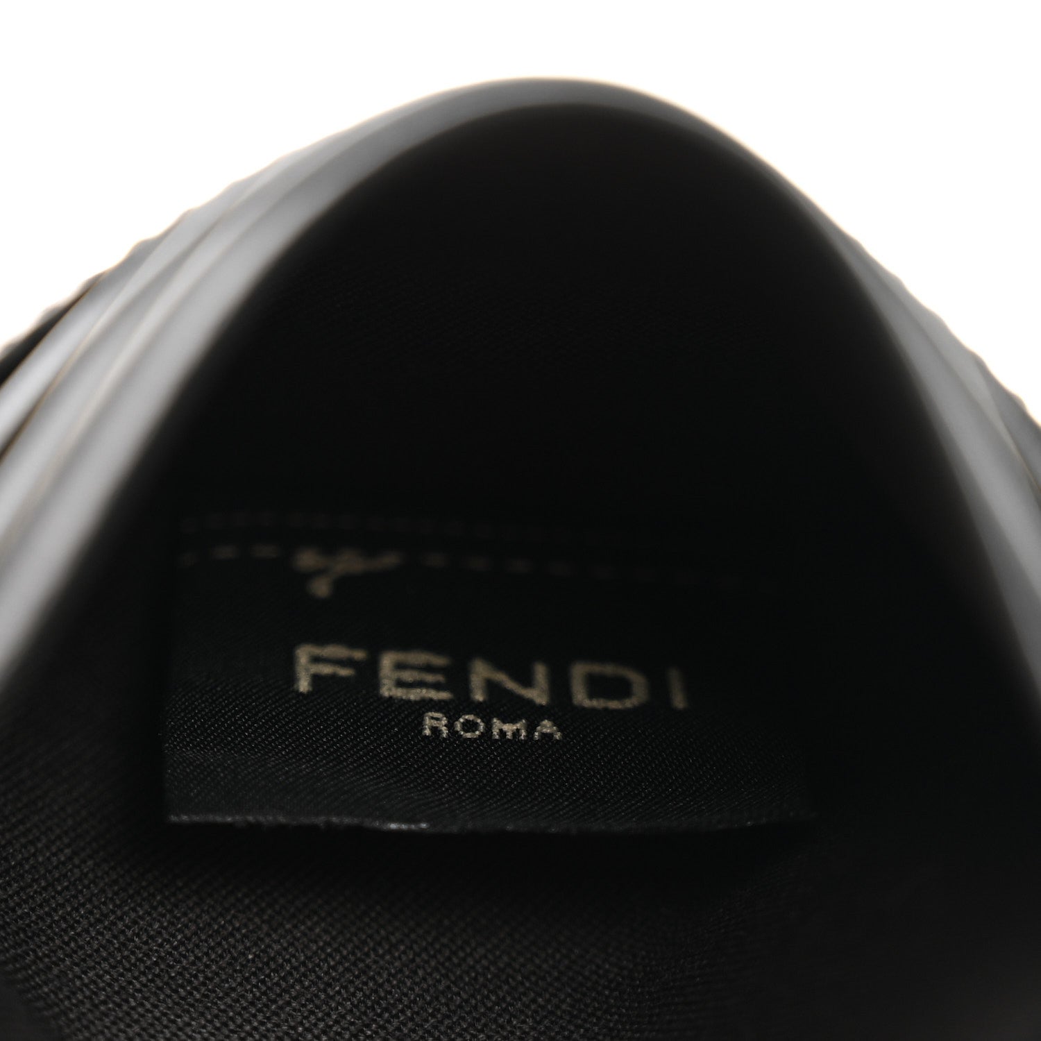 Fendi X SARAH COLEMAN Vitello Grace Light Micro FF Vertigo Embossed Card Holder Maya Black 6 of 6