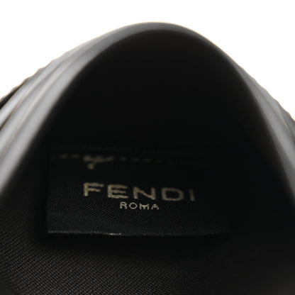 Fendi X SARAH COLEMAN Vitello Grace Light Micro FF Vertigo Embossed Card Holder Maya Black 6 of 6