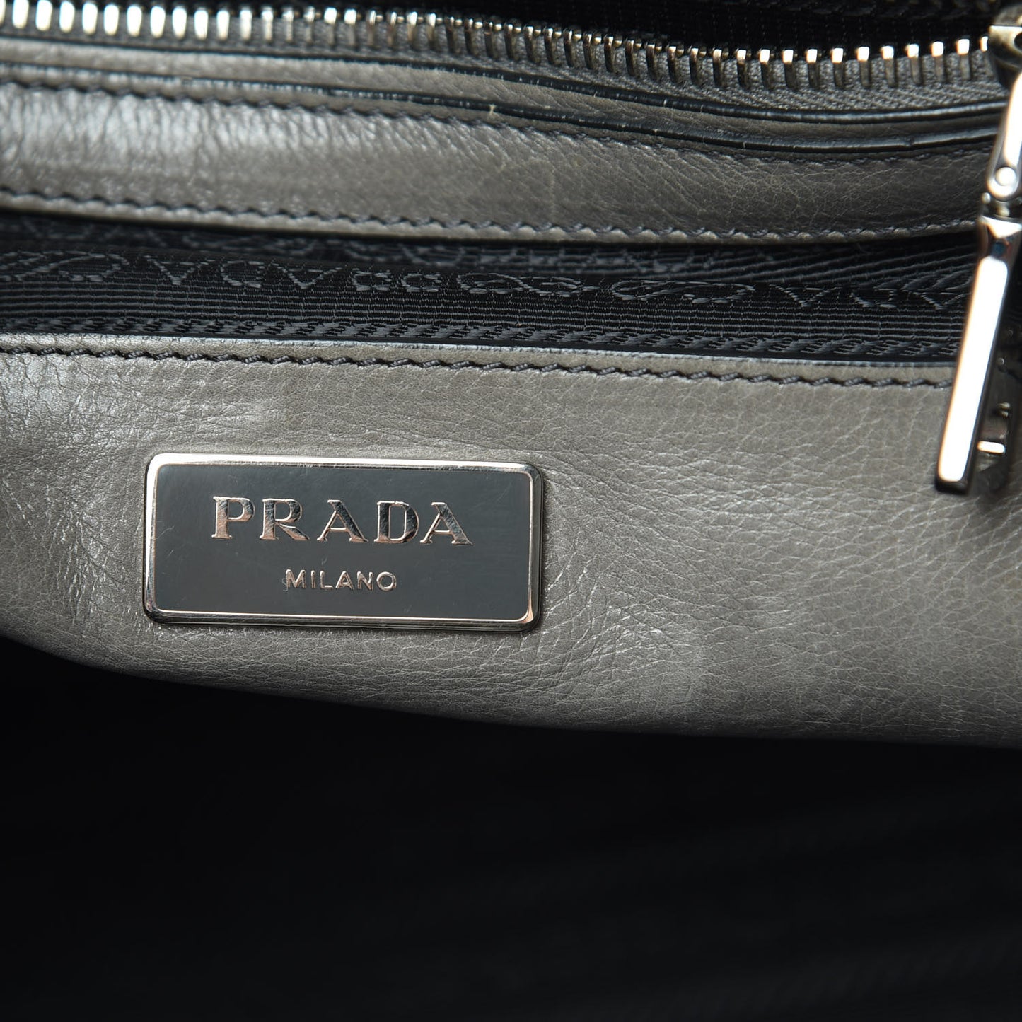 Glace Calf Twin Pocket Tote Marmo