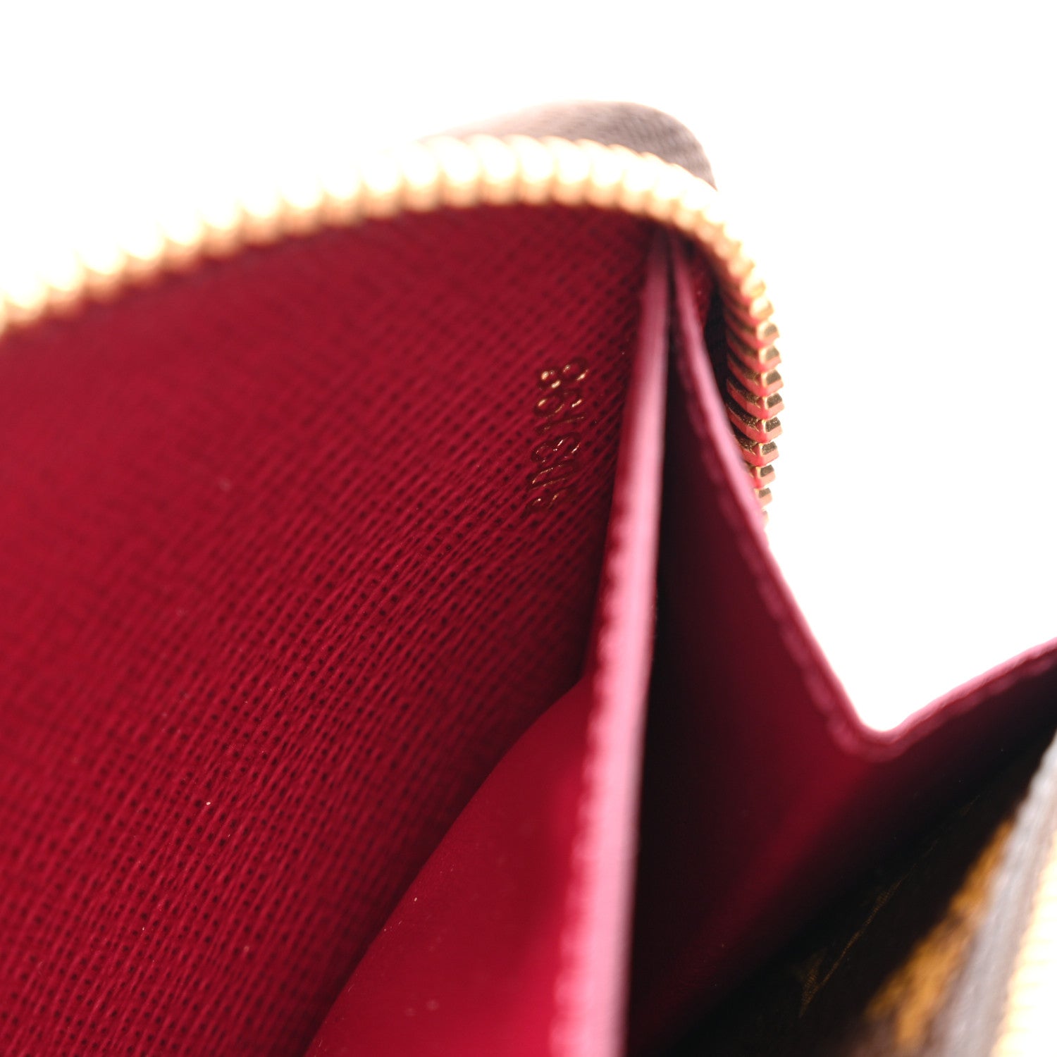 Louis Vuitton Monogram Clemence Wallet Fuchsia 7 of 7