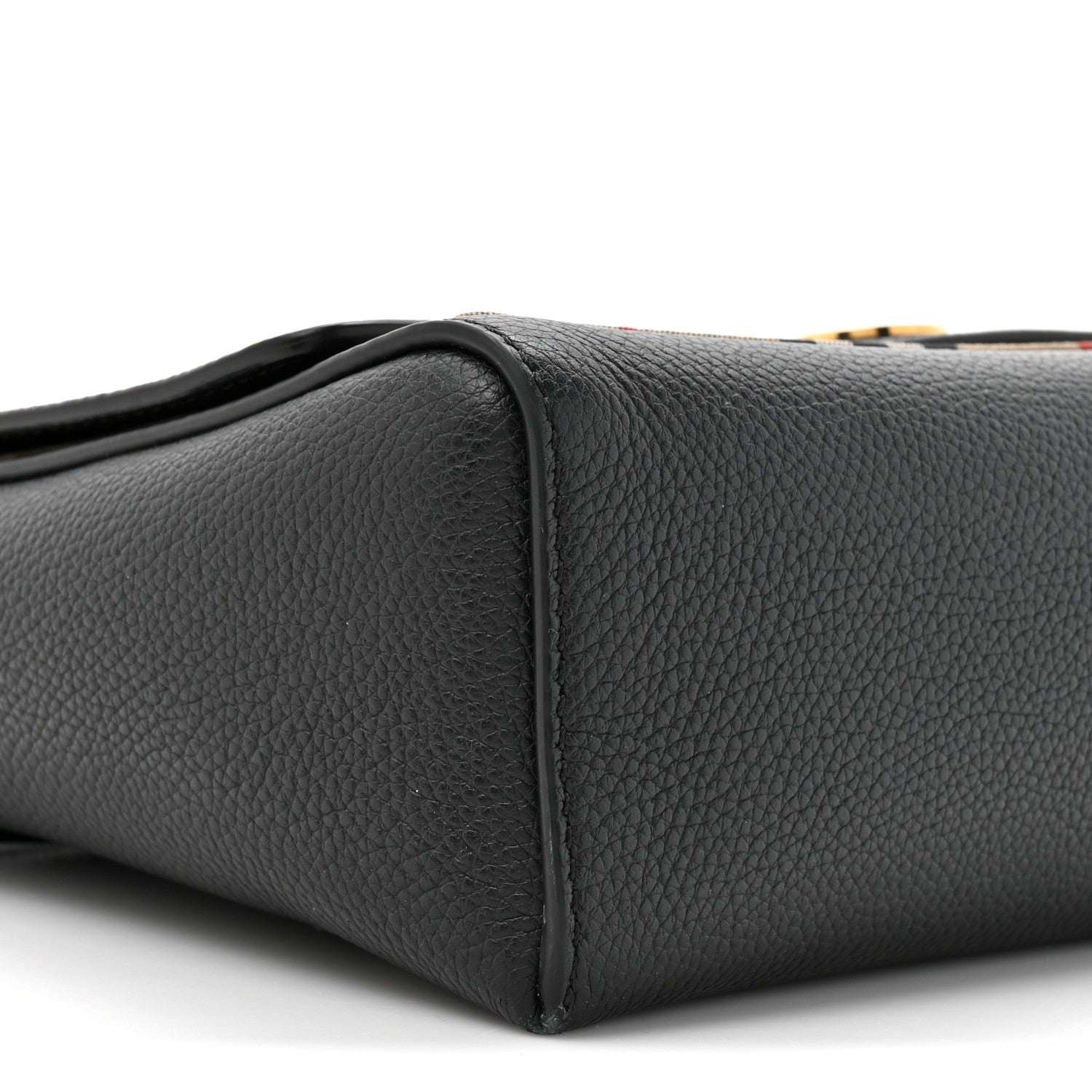 Burberry Coated Canvas Calfskin Vintage Check Medium Note Crossbody Bag Black 10 of 11