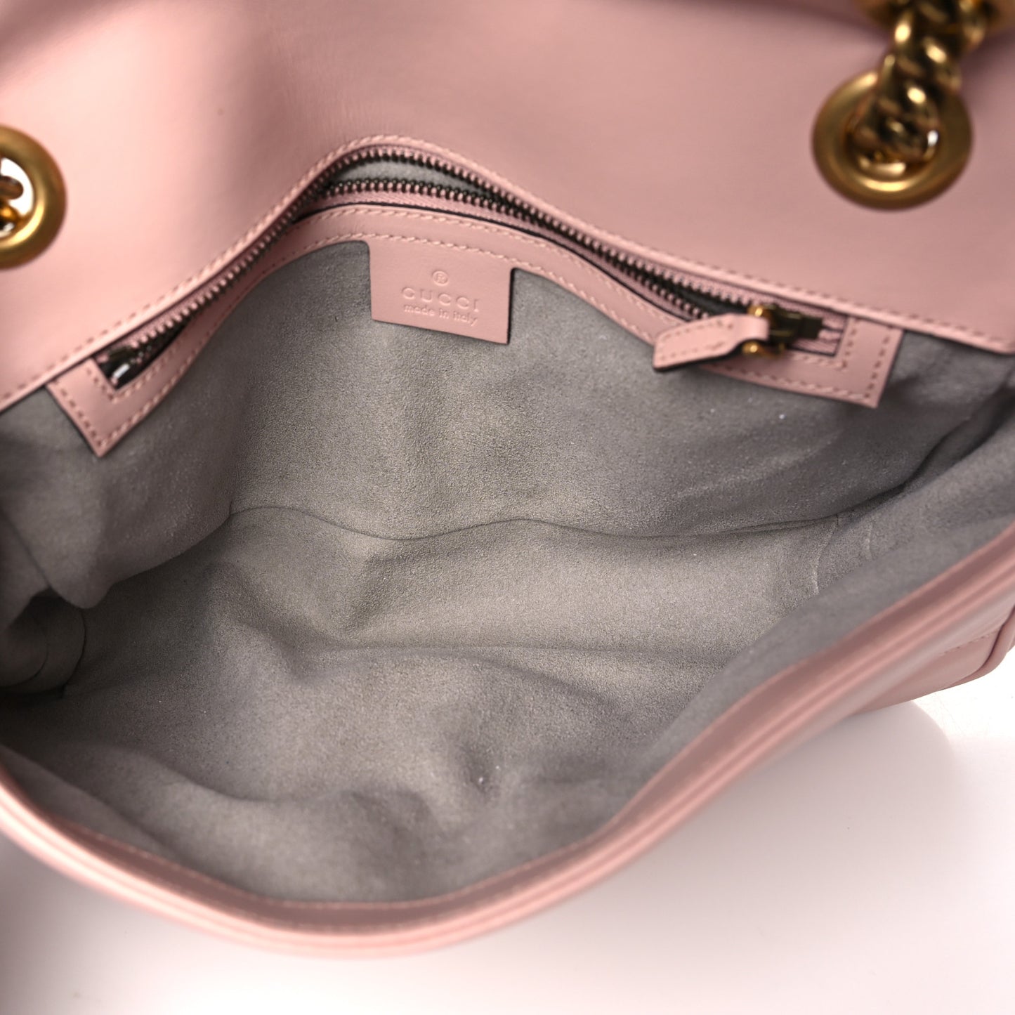 Calfskin Matelasse Small GG Marmont Shoulder Bag Perfect Pink