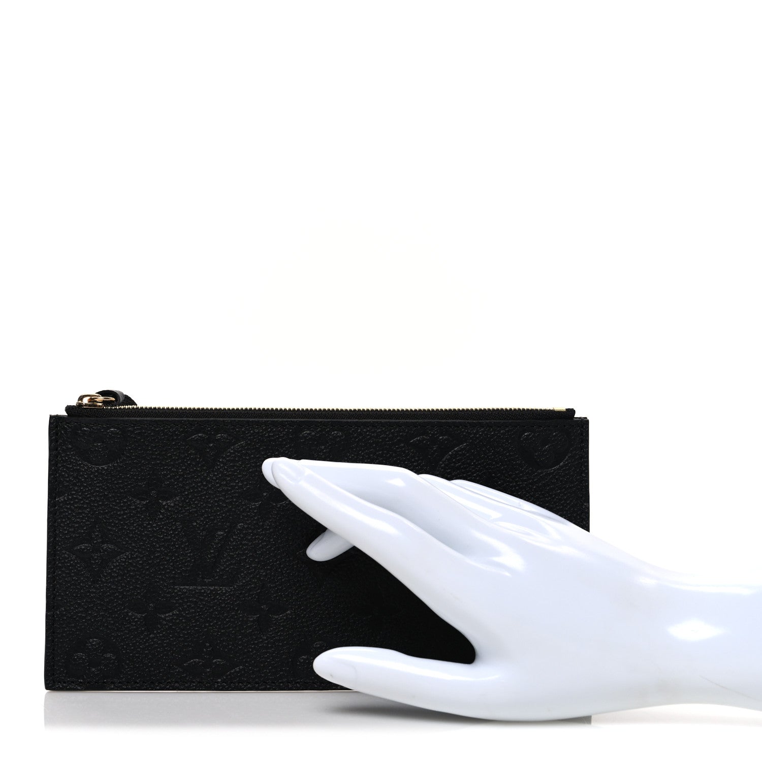 Louis Vuitton Empreinte Felicie Chain Wallet Zippered Insert Black 2 of 6