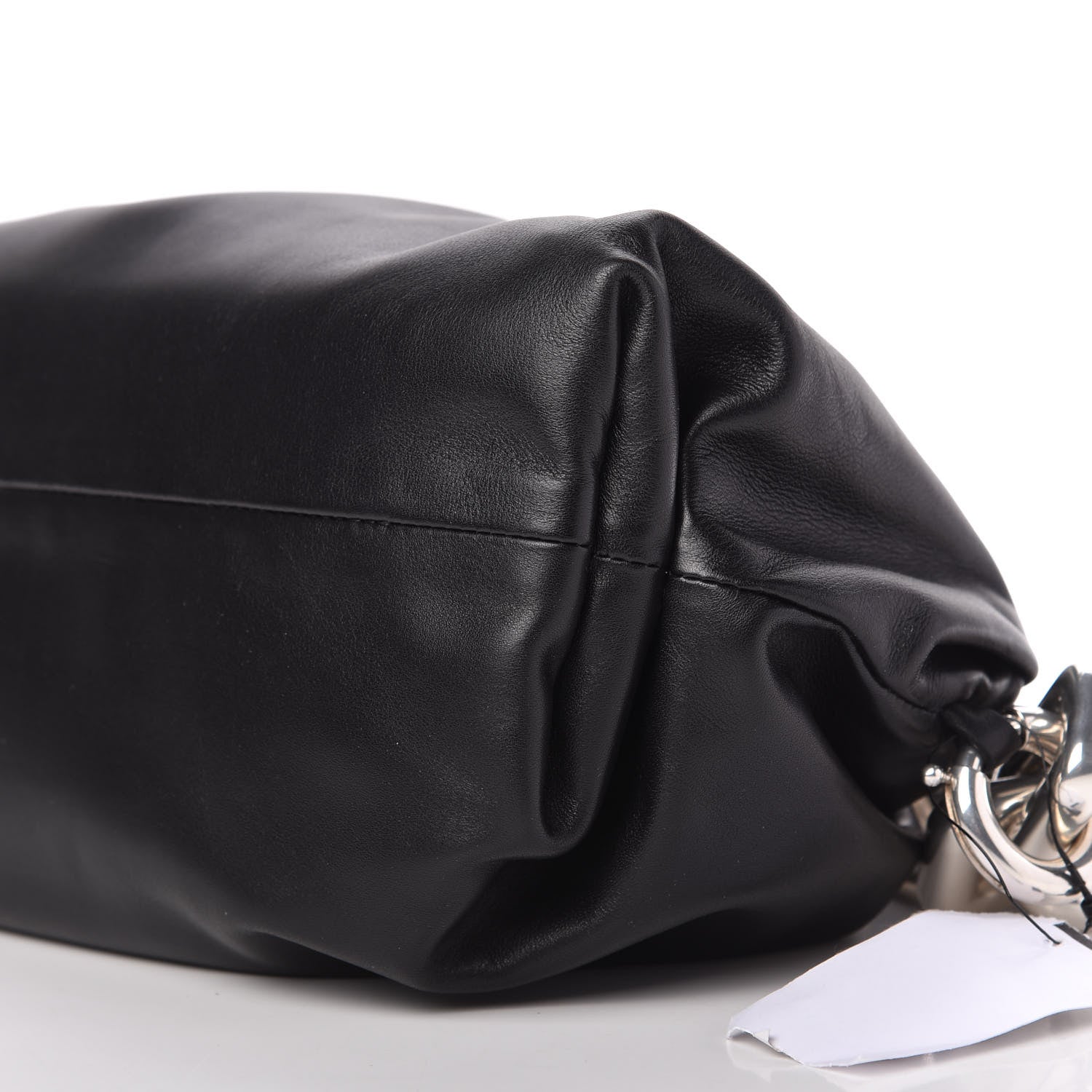 Bottega Veneta Calfskin The Pouch Chain Black 7 of 9