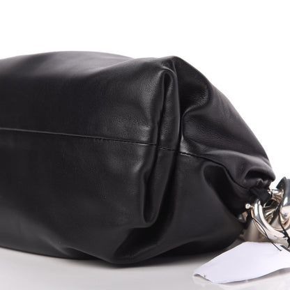 Bottega Veneta Calfskin The Pouch Chain Black 7 of 9