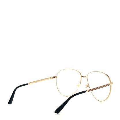 Gucci Aviator Eyeglasses GG0138S Gold Black 4 of 9