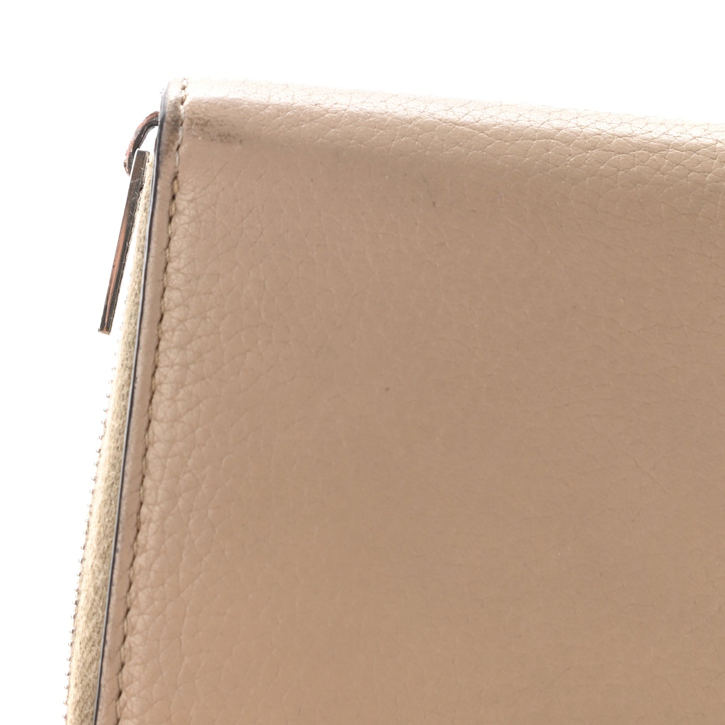 Grained Calfskin Large Zip Around Multifunction Wallet Dune