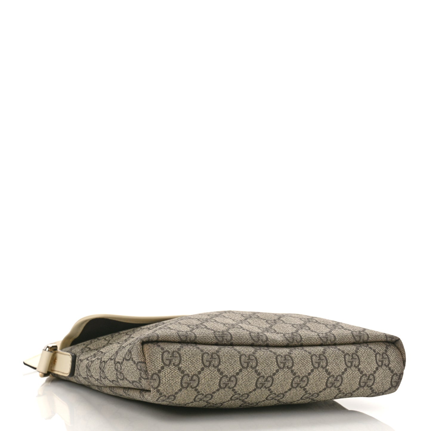 GG Plus Monogram Small Flap Messenger Bag Beige Off White
