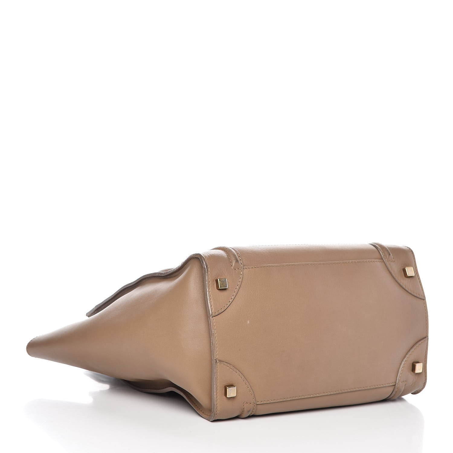 Celine Smooth Calfskin Mini Luggage Camel 4 of 17
