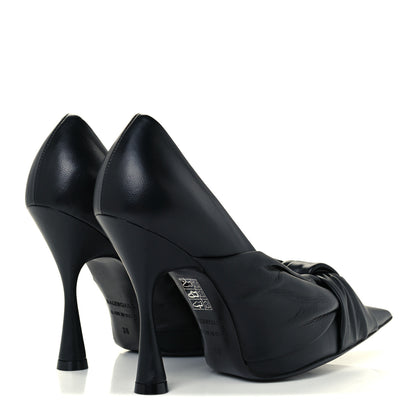 Balenciaga Smooth Nappa Drapy 110mm Pumps 36 Black 4 of 11