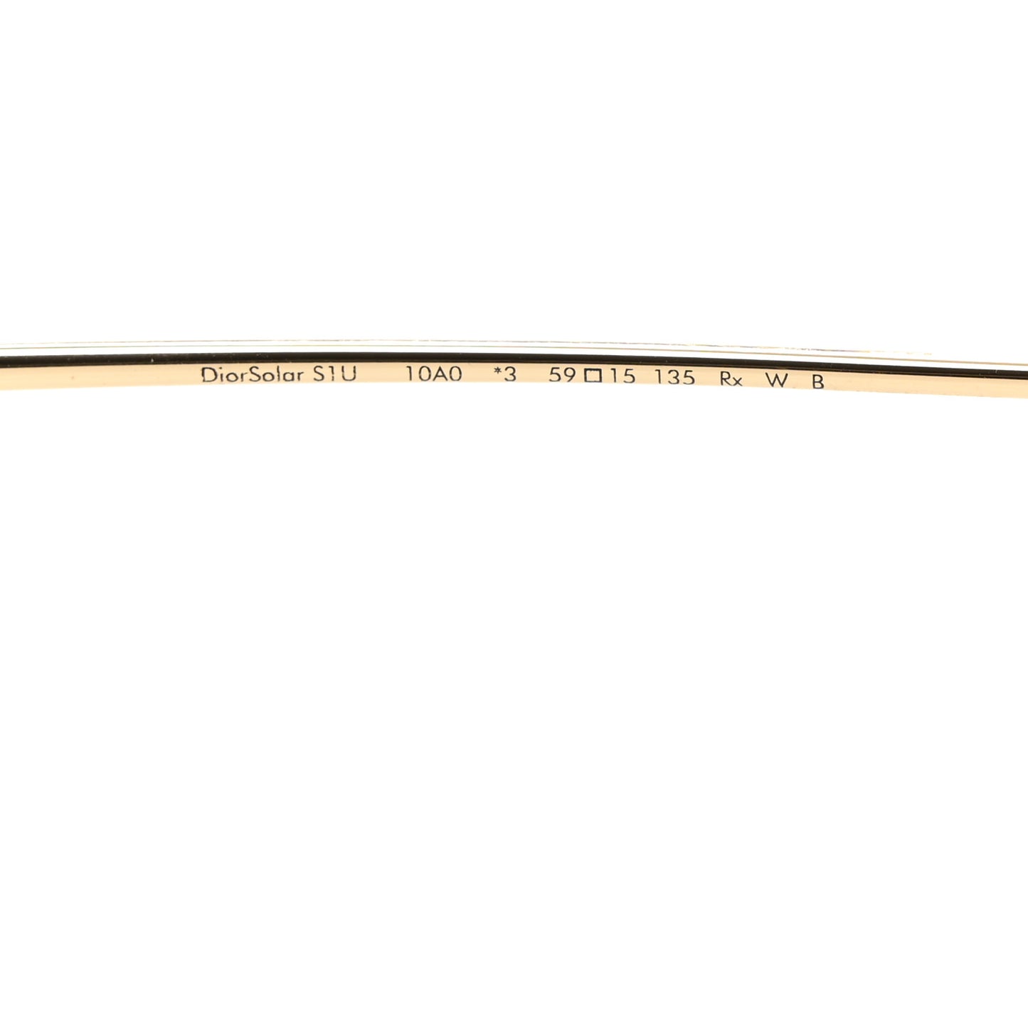 DiorSolar S1U Sunglasses Black