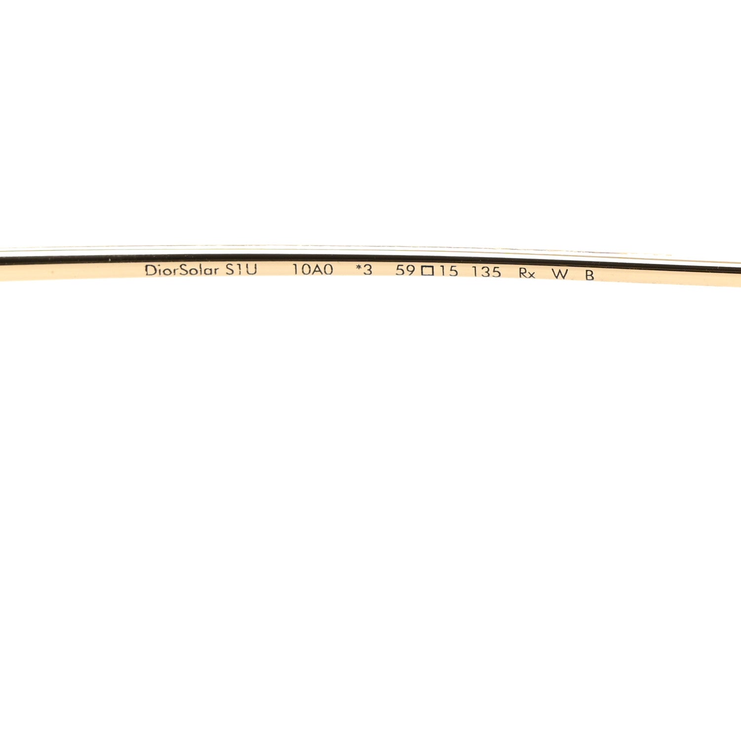 Christian Dior DiorSolar S1U Sunglasses Black 6 of 8