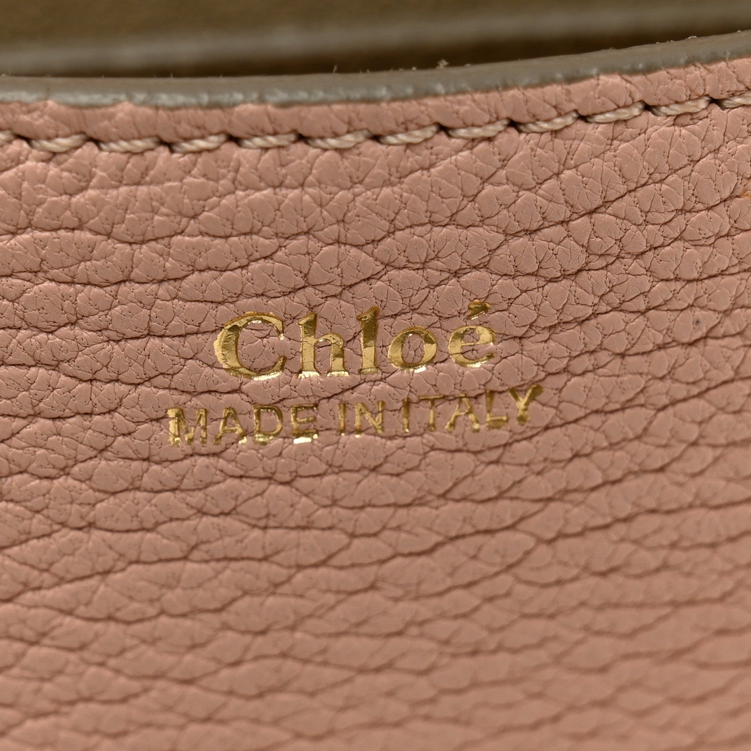 Chloe Grained Lambskin Drew Shoulder Bag Cement Pink 6 of 10