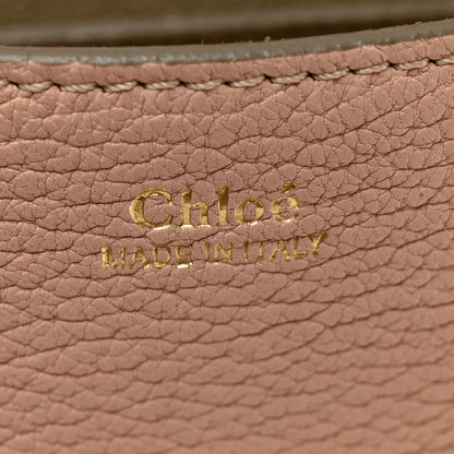 Chloe Grained Lambskin Drew Shoulder Bag Cement Pink 6 of 10