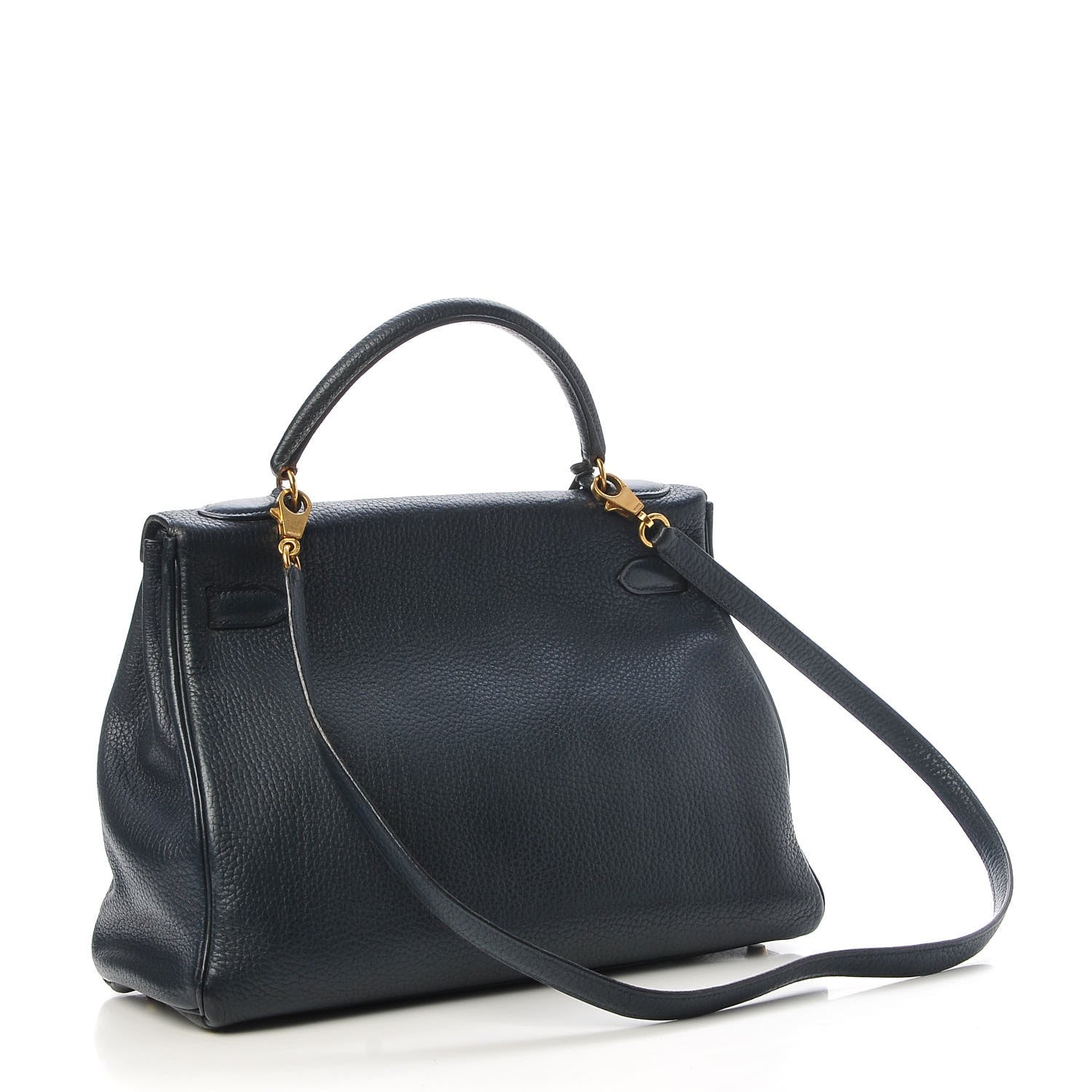 Hermes Fjord Kelly Retourne 32 Bleu Marine 4 of 17