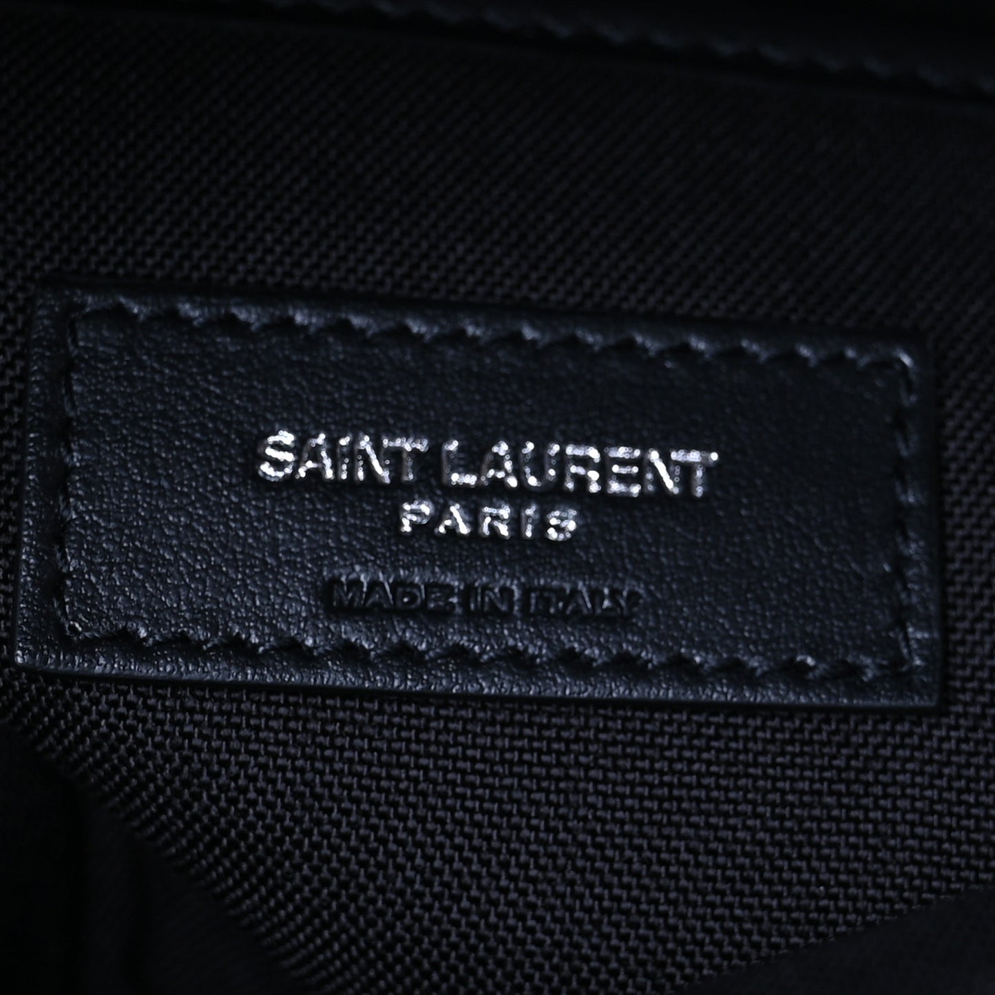 Canvas Calfskin Rivington Race Backpack Black Navy