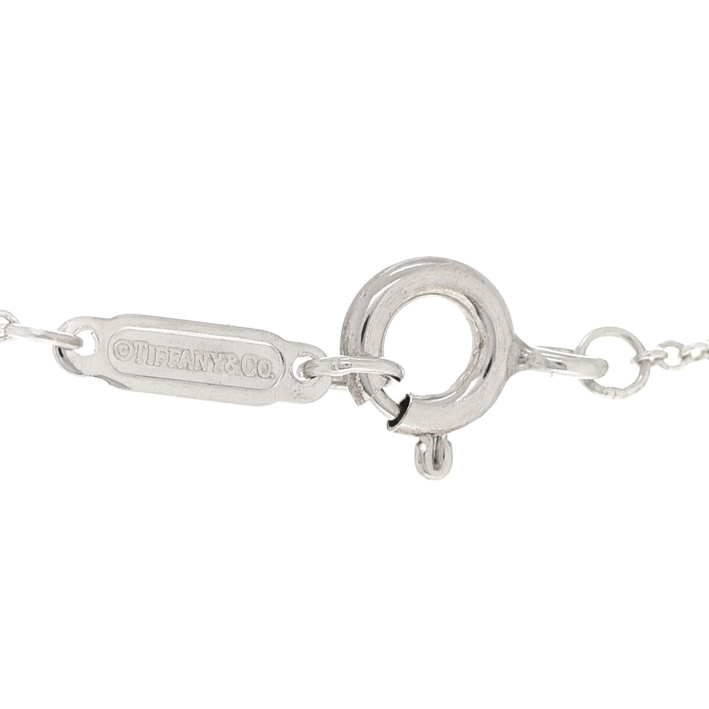 Sterling Silver Mini Oval Key Pendant Necklace