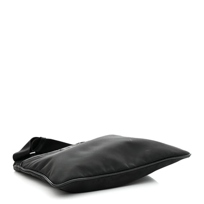 Prada Tessuto Nylon Saffiano Flat Messenger Bag Black 4 of 10