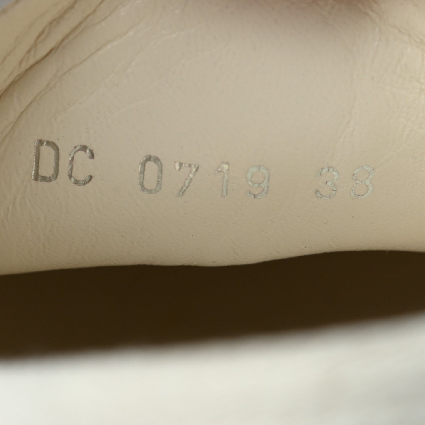 Canvas Walk'n Dior Low Top Sneakers 38 White