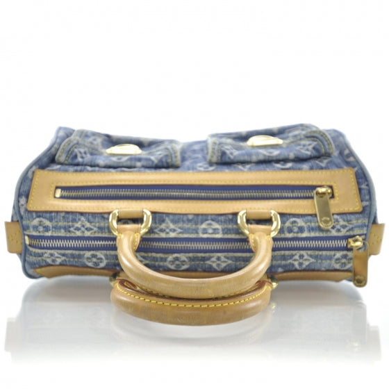 Monogram Denim Neo Speedy Blue