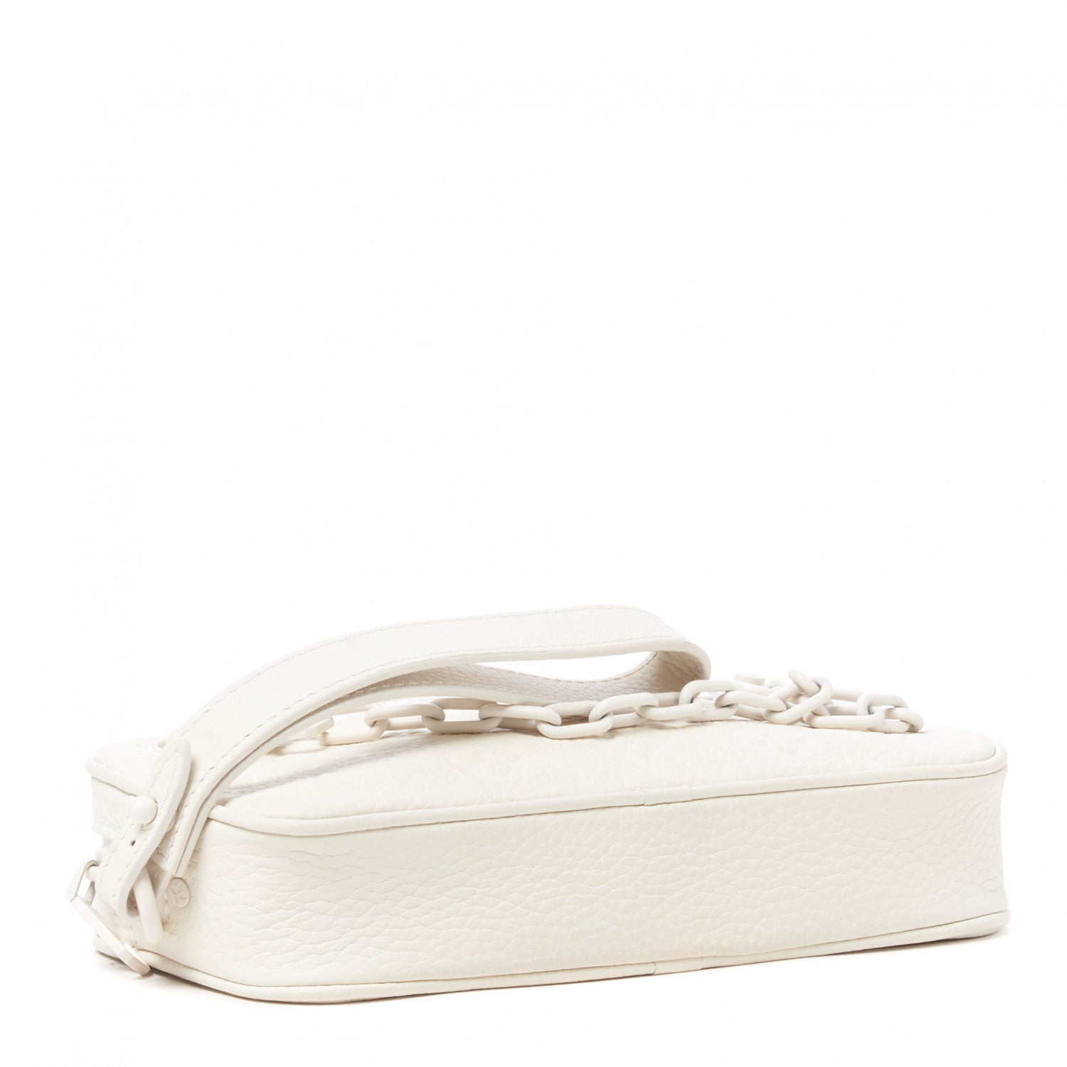 Louis Vuitton Taurillon Monogram Pochette Volga White 3 of 8
