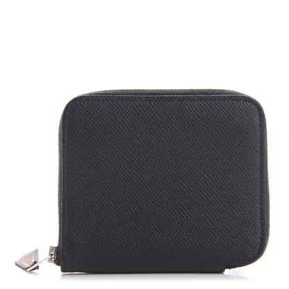 Hermes Epsom Silk'in Compact Wallet Black 1 of 6