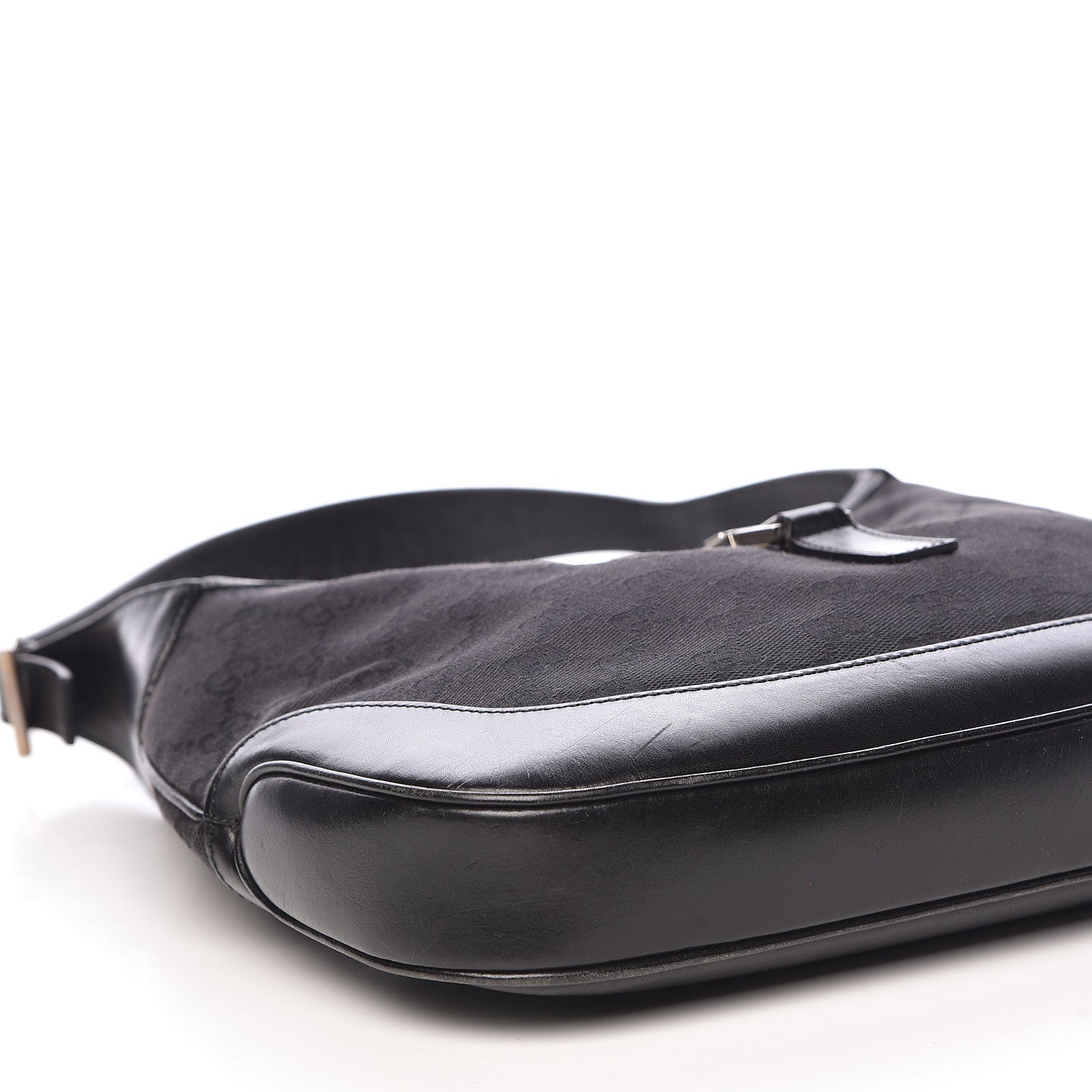 Gucci Monogram Jackie O Hobo Black 9 of 12