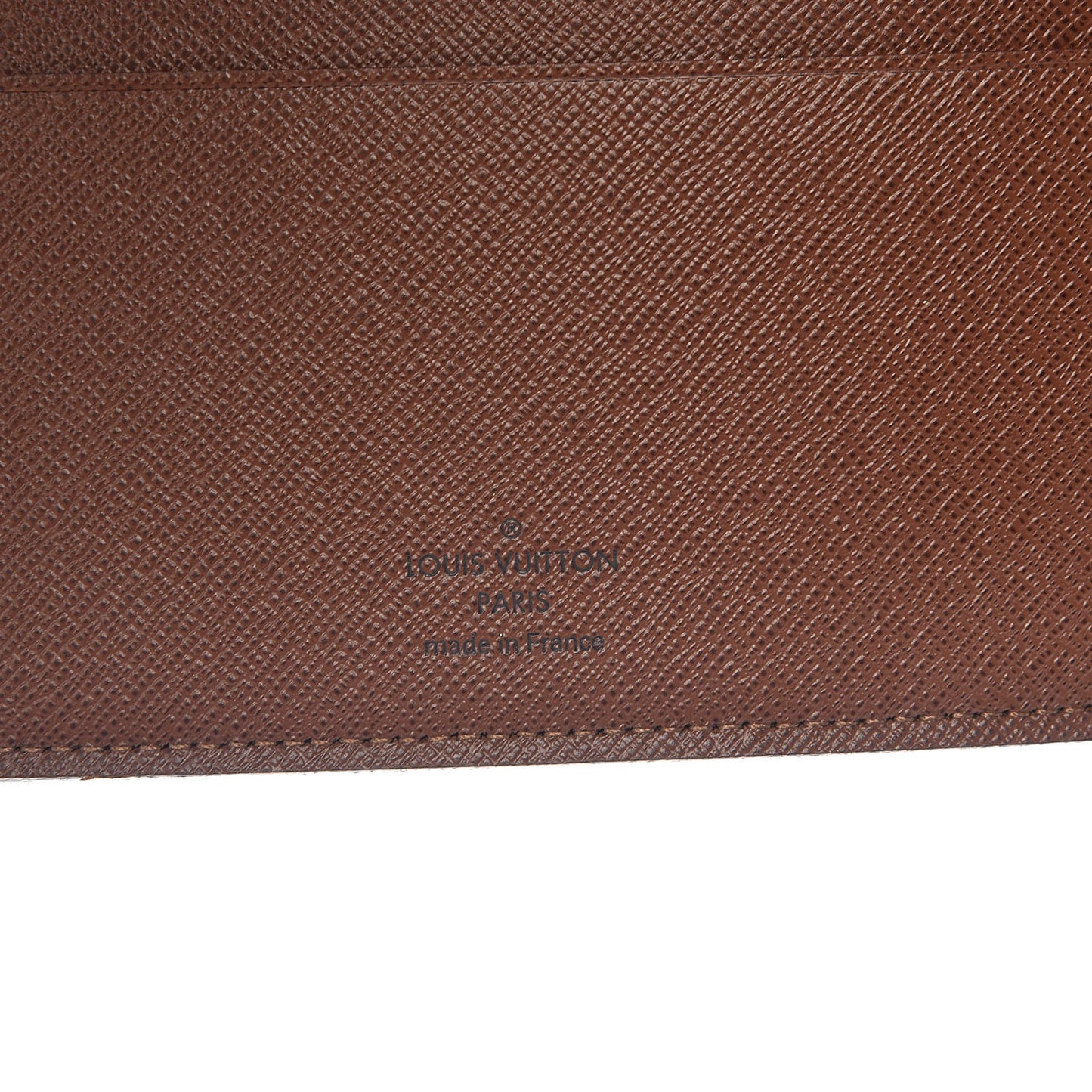 Monogram Desk Agenda Cover