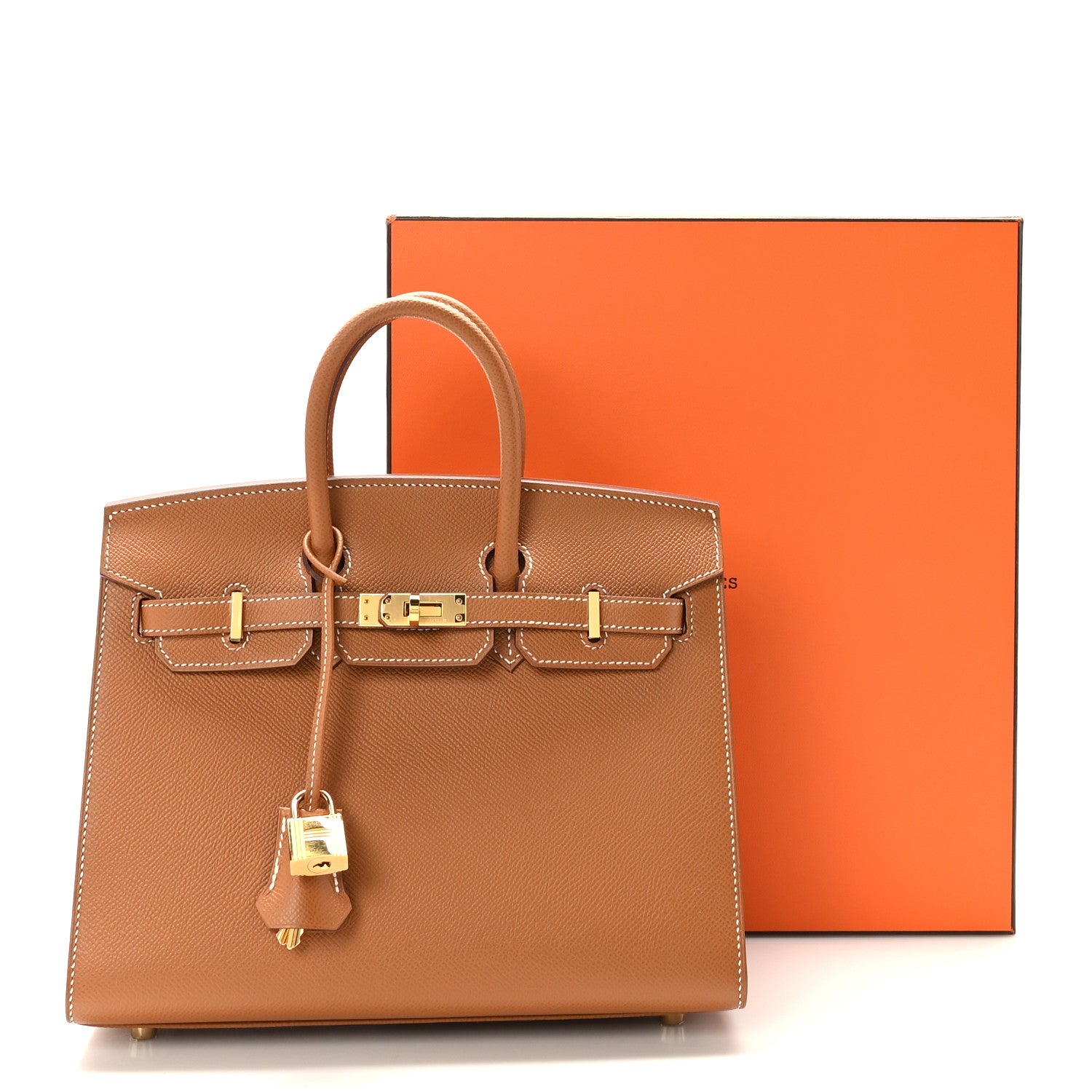 Hermes Epsom Birkin Sellier 25 Gold 10 of 10