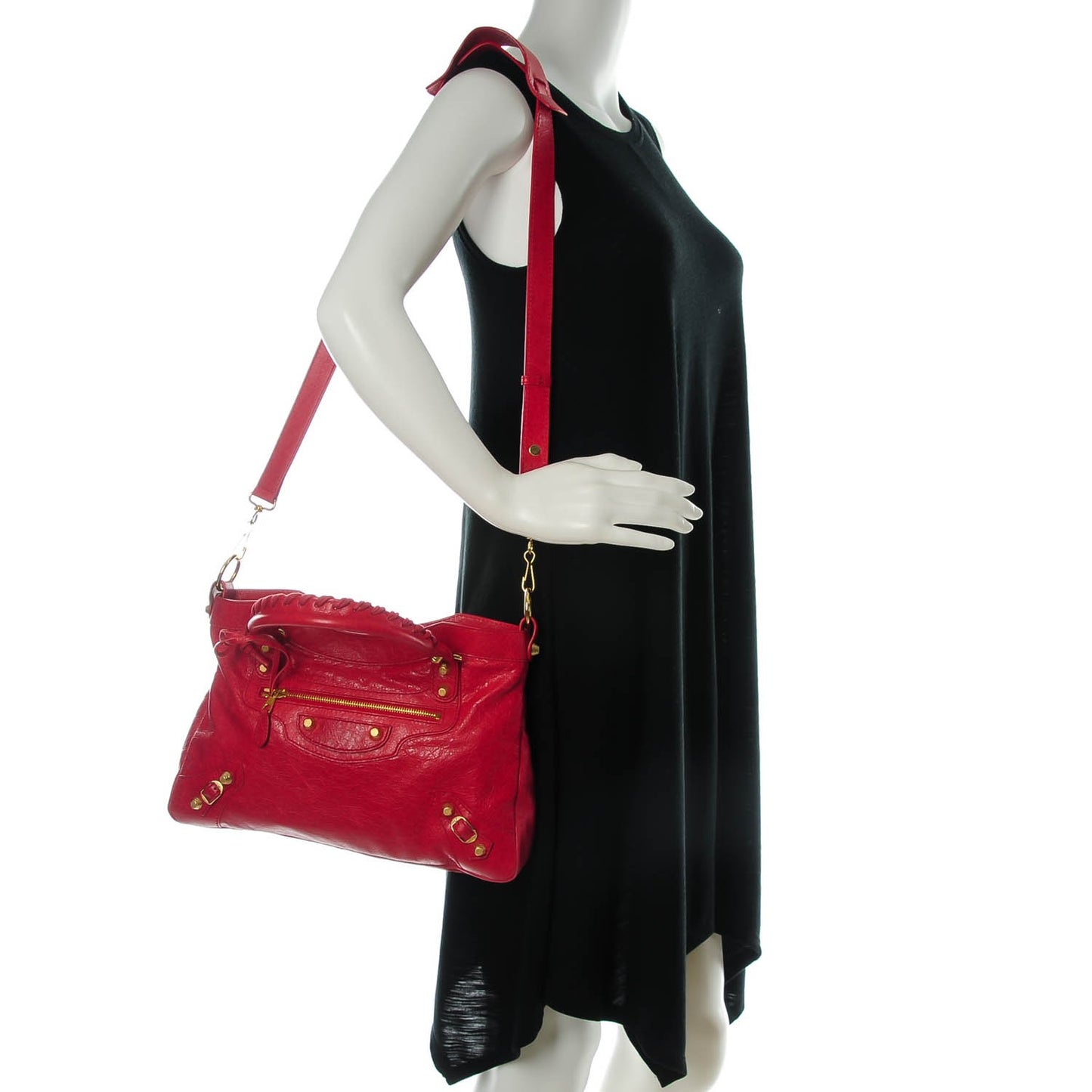 Agneau Giant 12 Gold Hardware Town Rouge Cardinal
