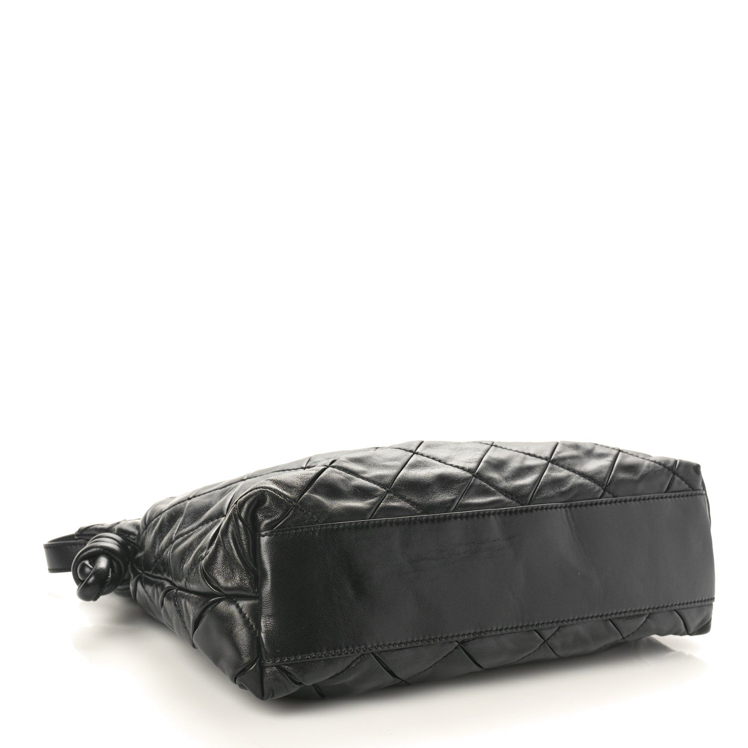 Loewe Nappa Pleated Small Flamenco Knot Bag Black 4 of 9